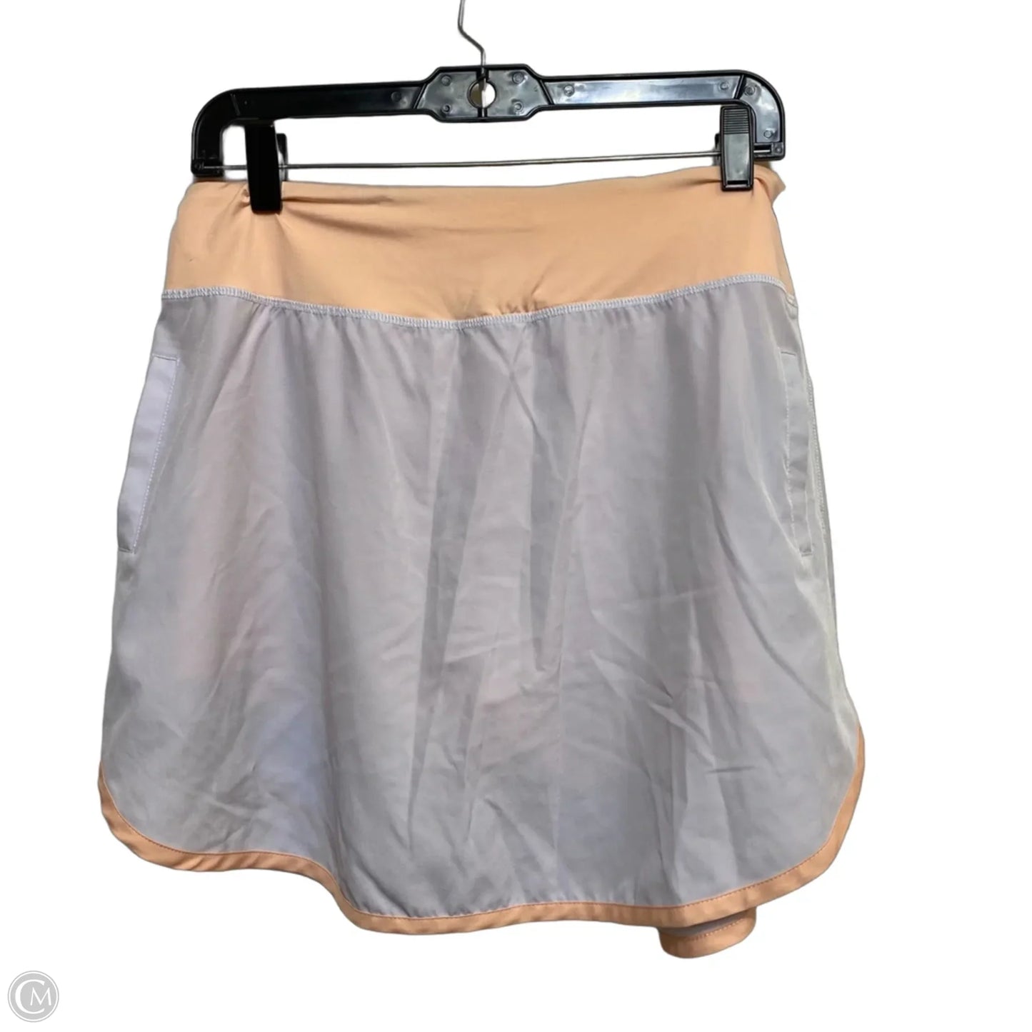 Athletic Skort By Simply Southern In Grey & Pink, Size: Xl