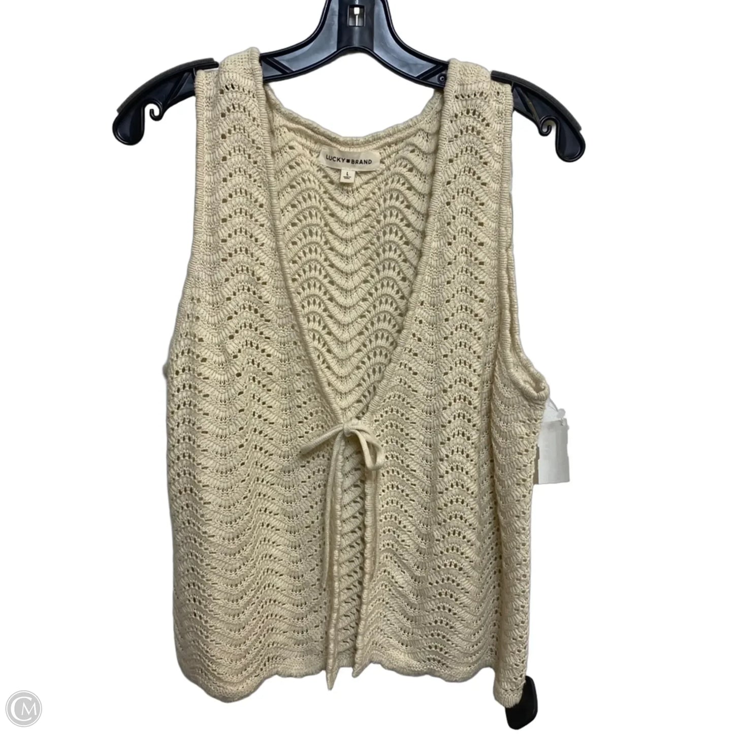 Vest Other By Lucky Brand In Tan, Size: L