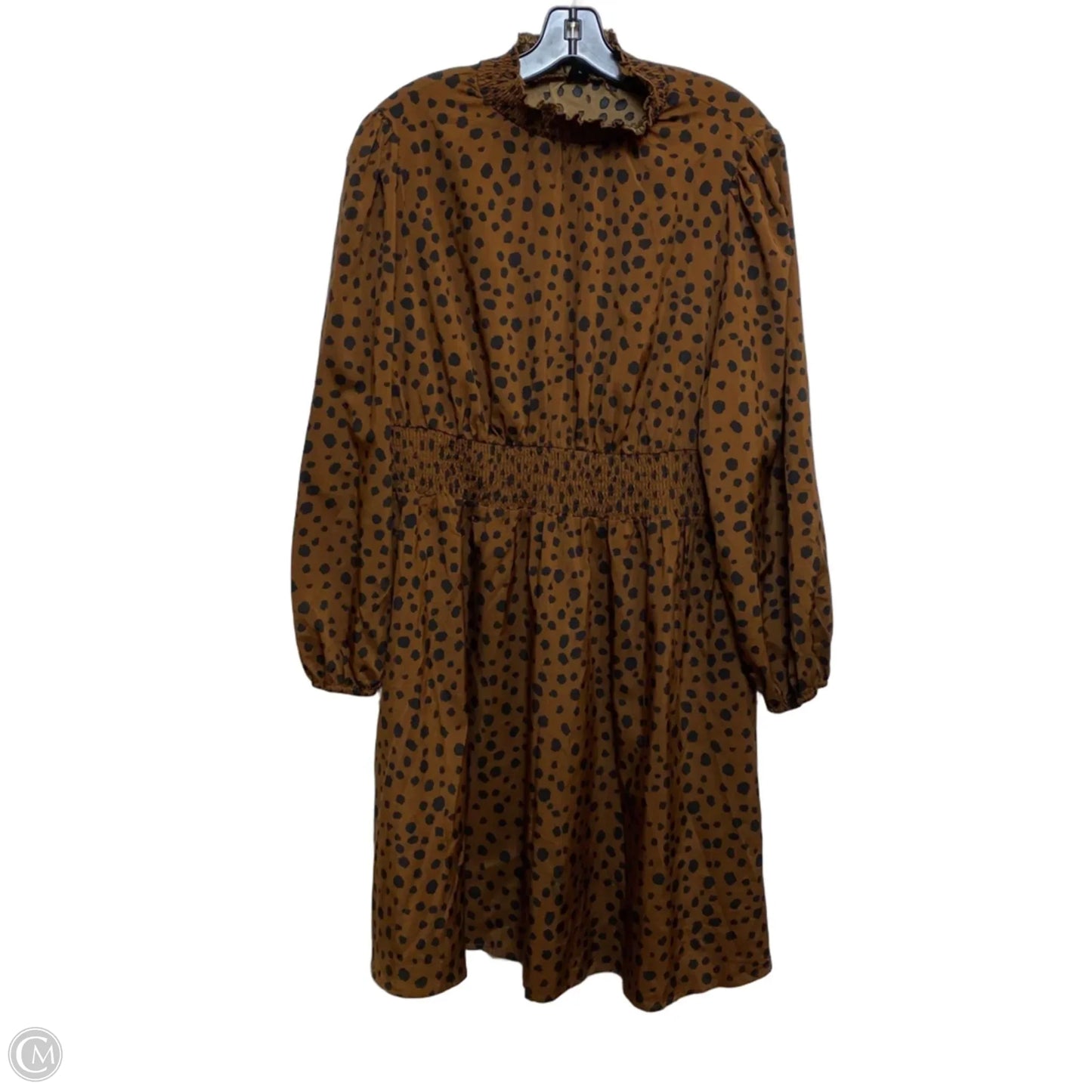 Dress Casual Short By Shein In Brown, Size: 1x