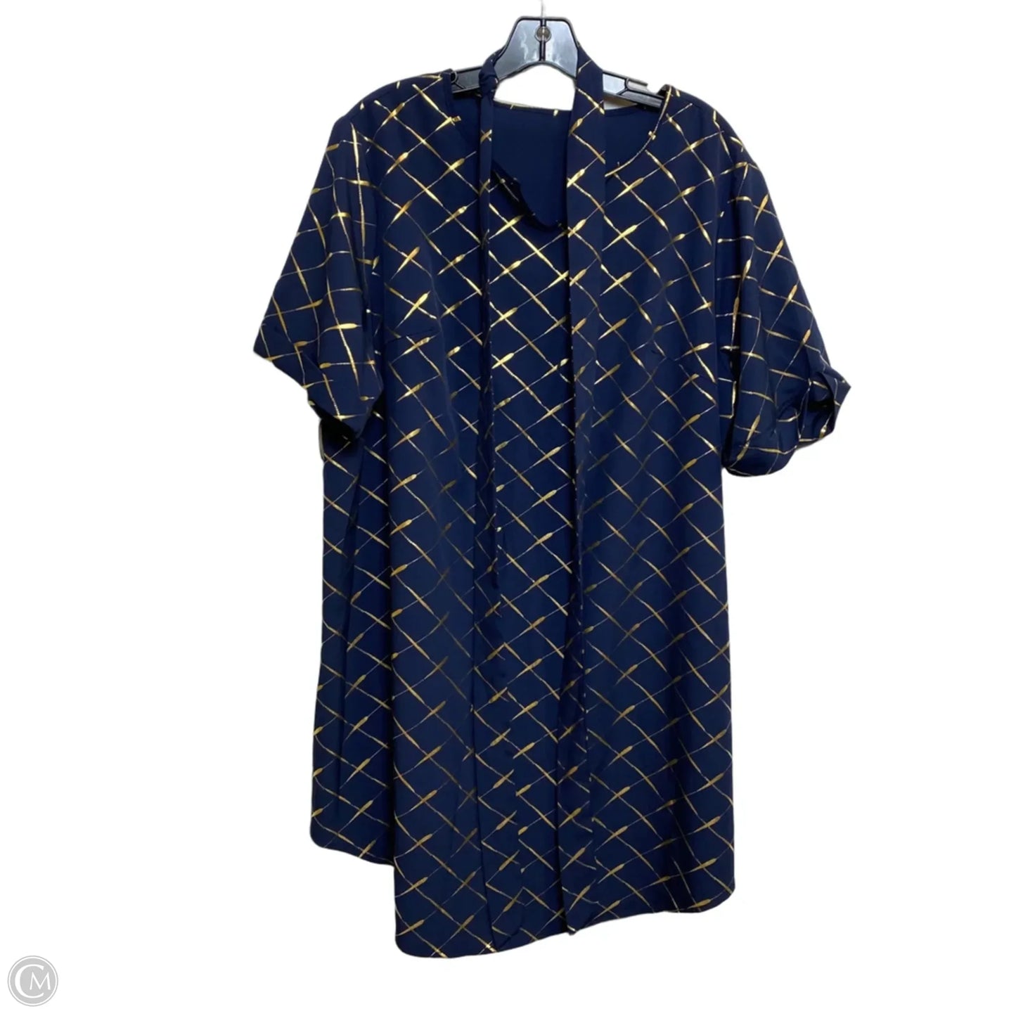Dress Casual Short By Shein In Blue, Size: 1x