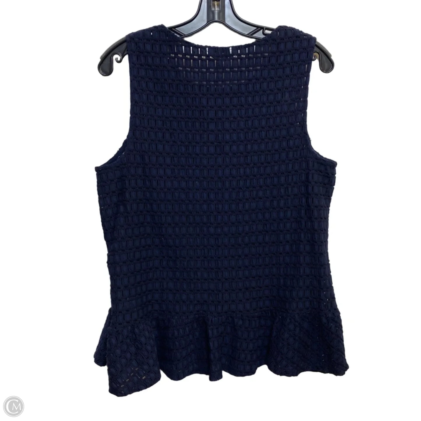 Top Sleeveless By Crown And Ivy In Navy, Size: L