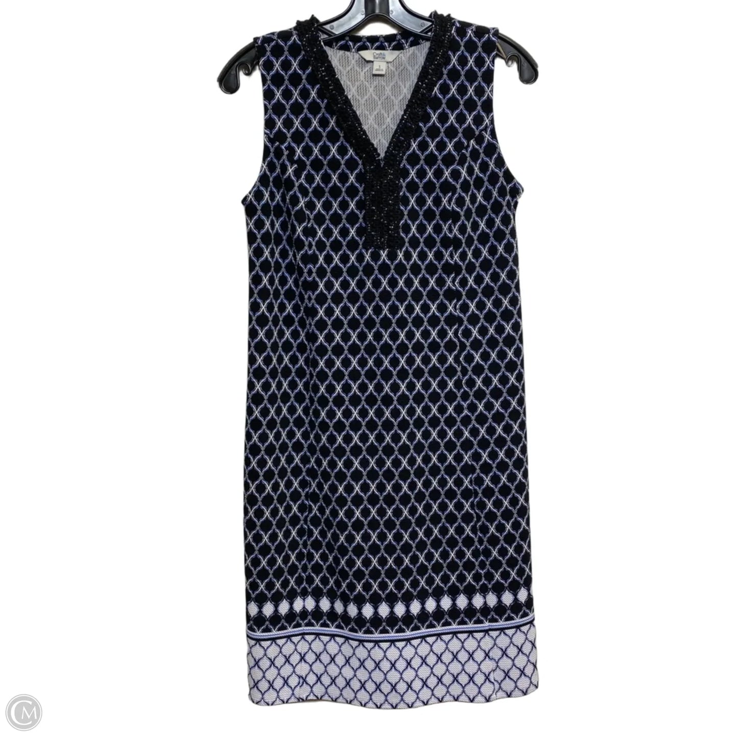 Dress Casual Short By Croft And Barrow In Black & Blue, Size: S