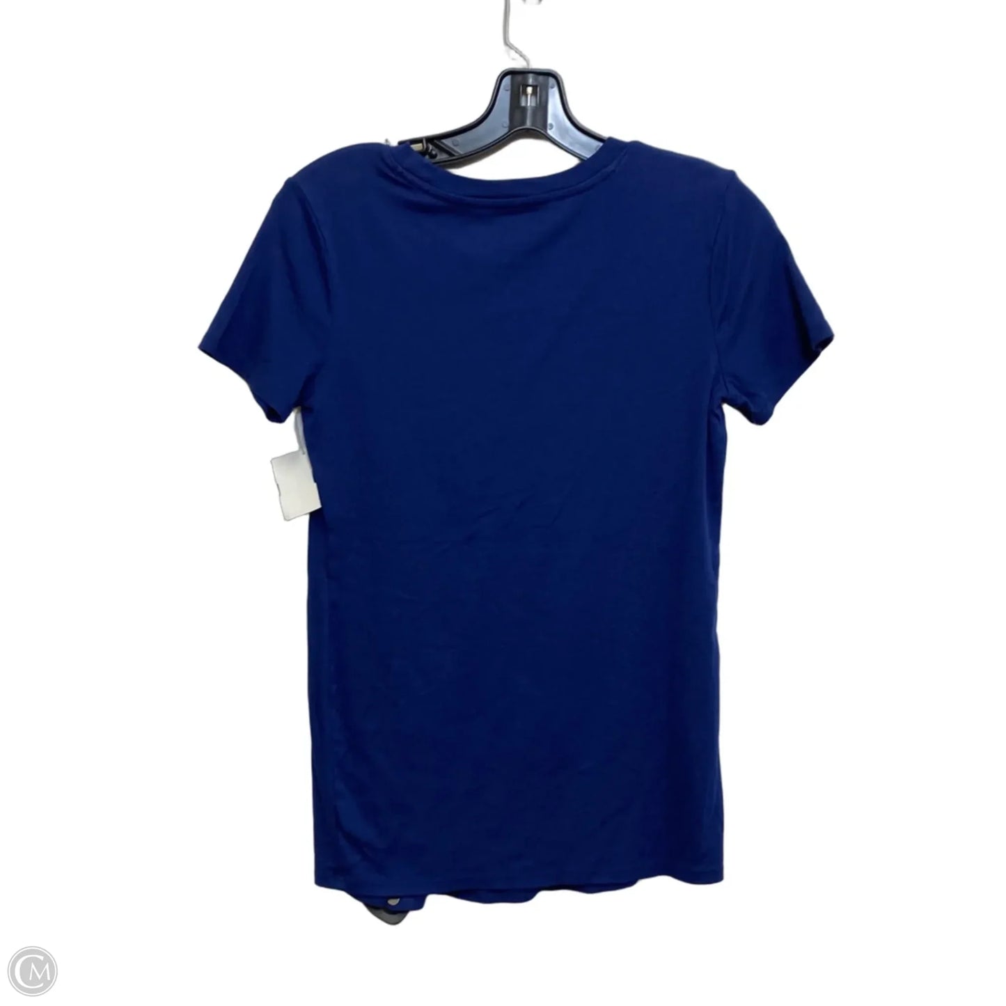 Top Short Sleeve Basic By Time And Tru In Blue, Size: M