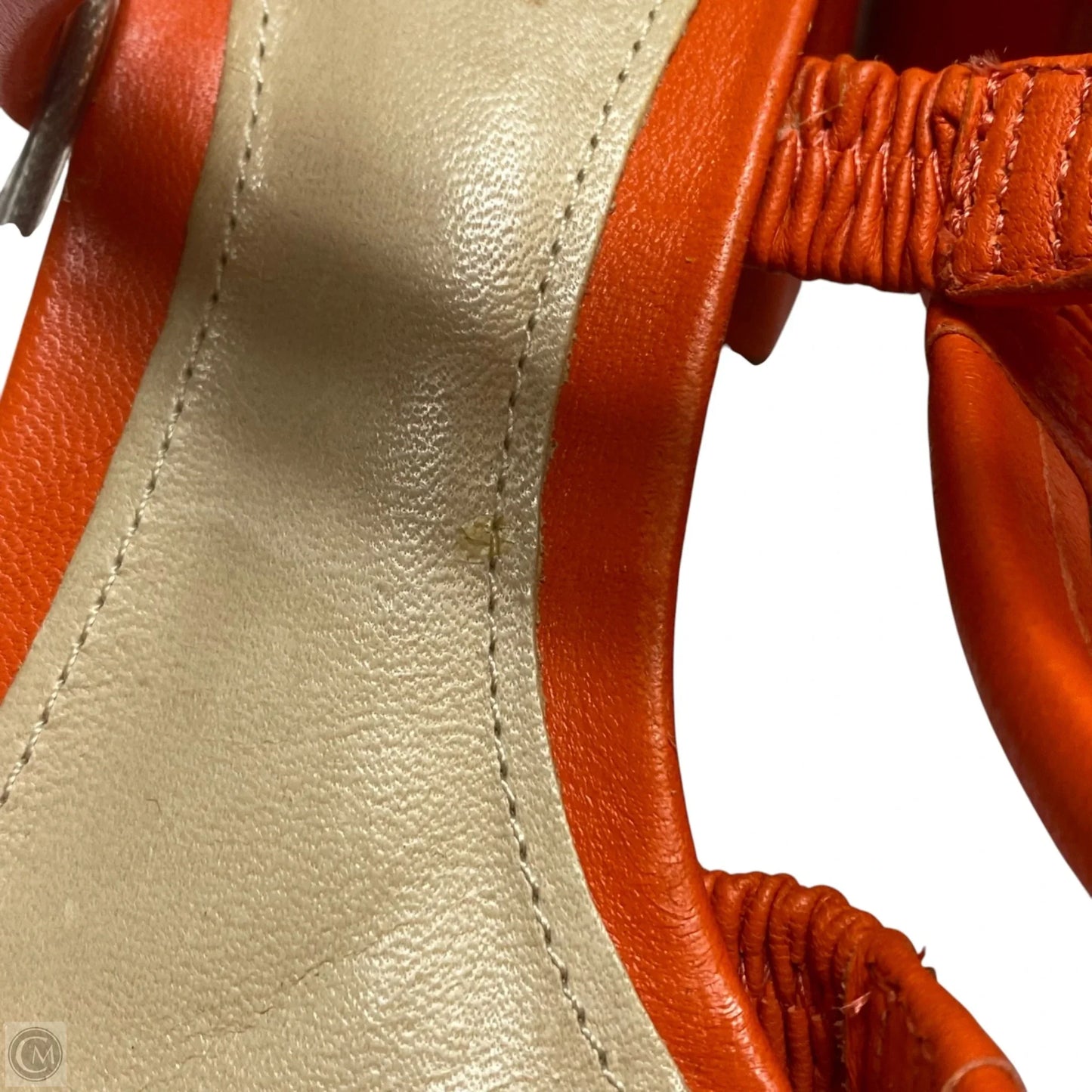 Sandals Heels Block By Schutz In Orange, Size: 7.5