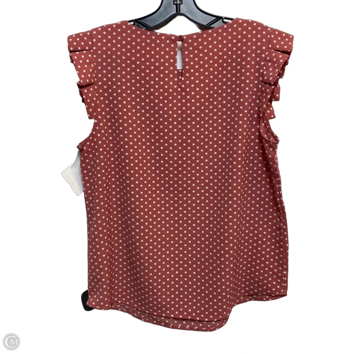 Top Sleeveless By Monteau In Pink, Size: M