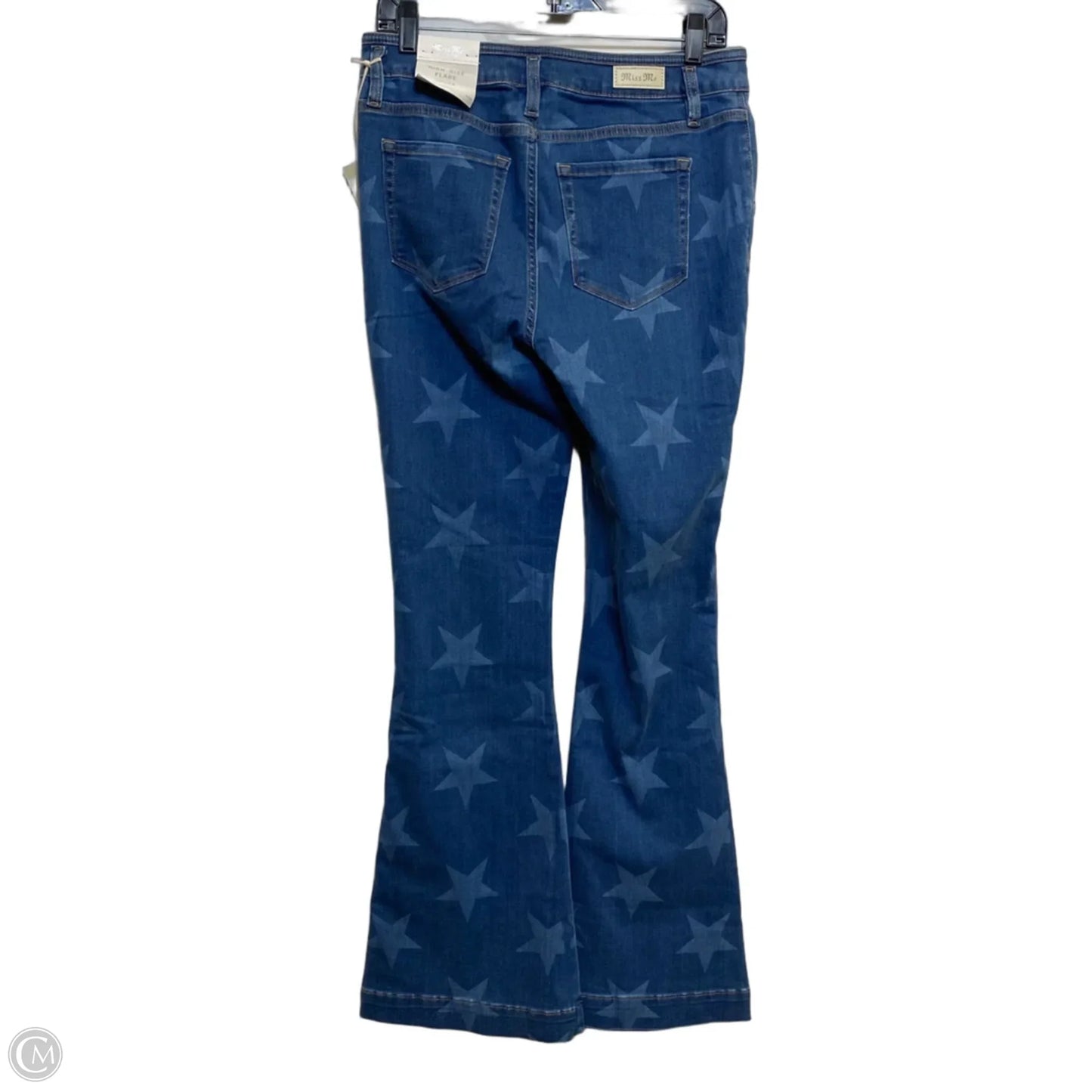 Jeans Flared By Miss Me In Blue Denim, Size: 10