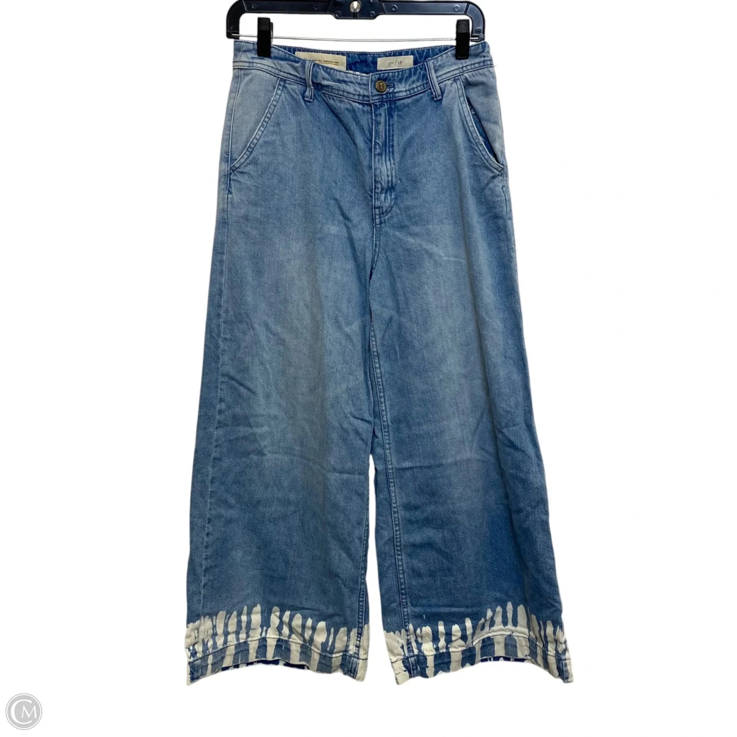Jeans Wide Leg By Pilcro In Blue Denim, Size: 6