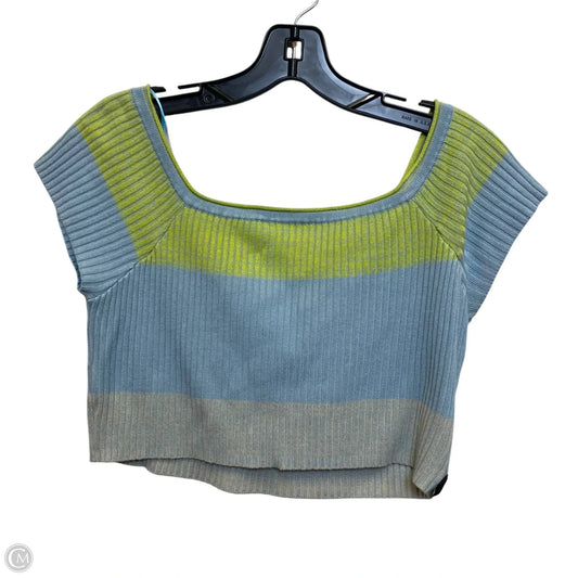 Top Sleeveless By Daily Practice By Anthropologie In Blue & Green, Size: L