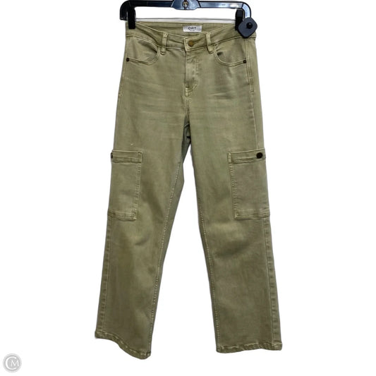 Jeans Straight By Oat In Green Denim, Size: 2