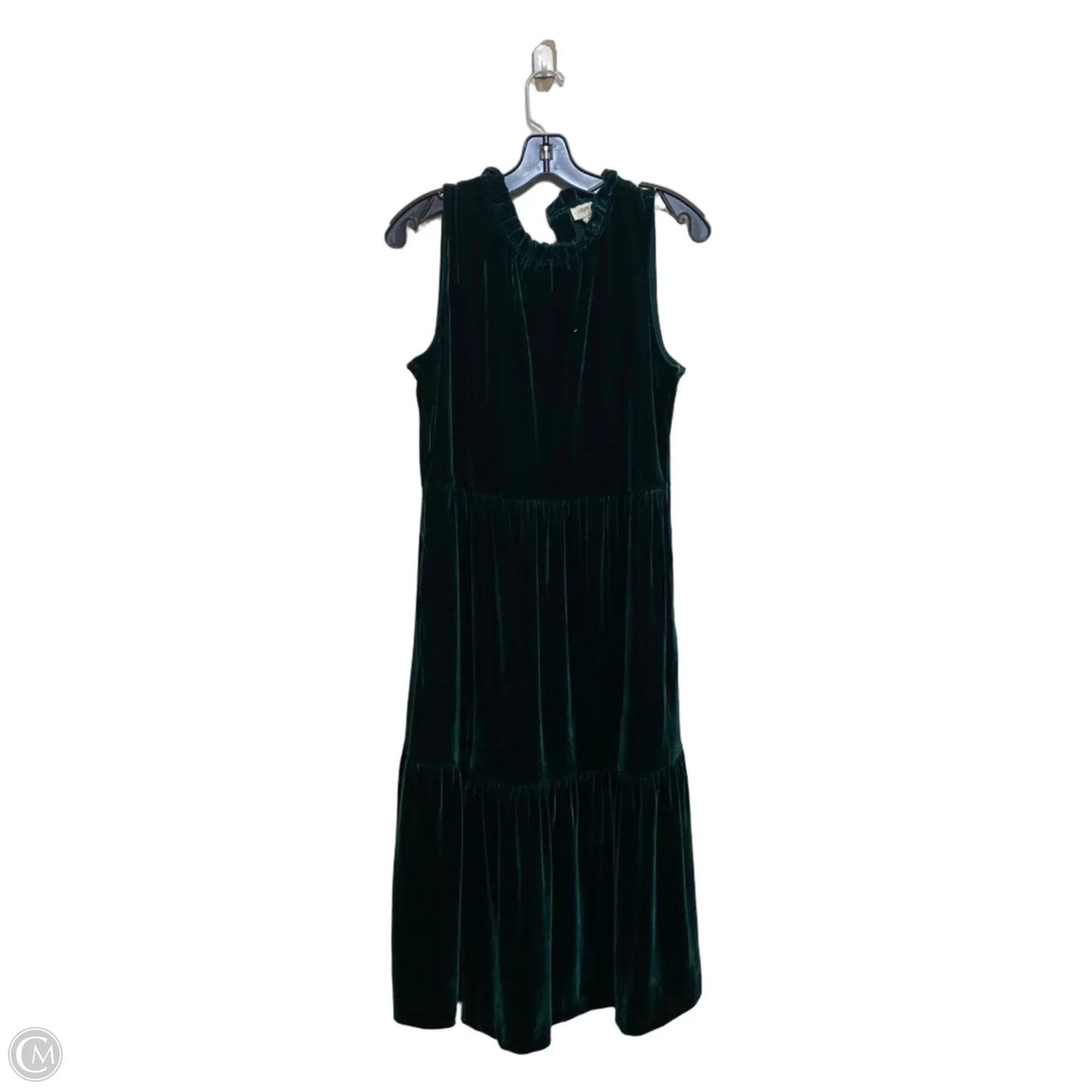 Dress Casual Midi By J. Crew In Green, Size: M