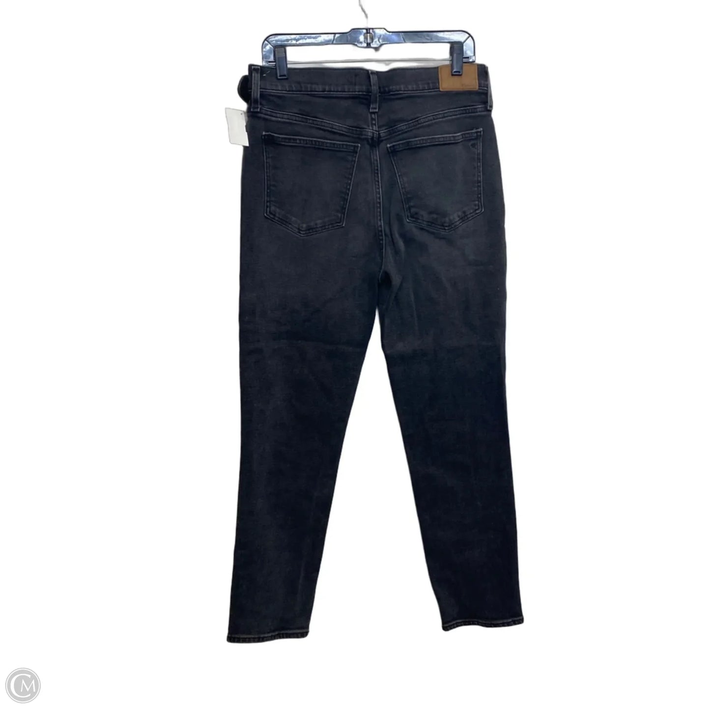 Jeans Straight By Madewell In Black Denim, Size: 8
