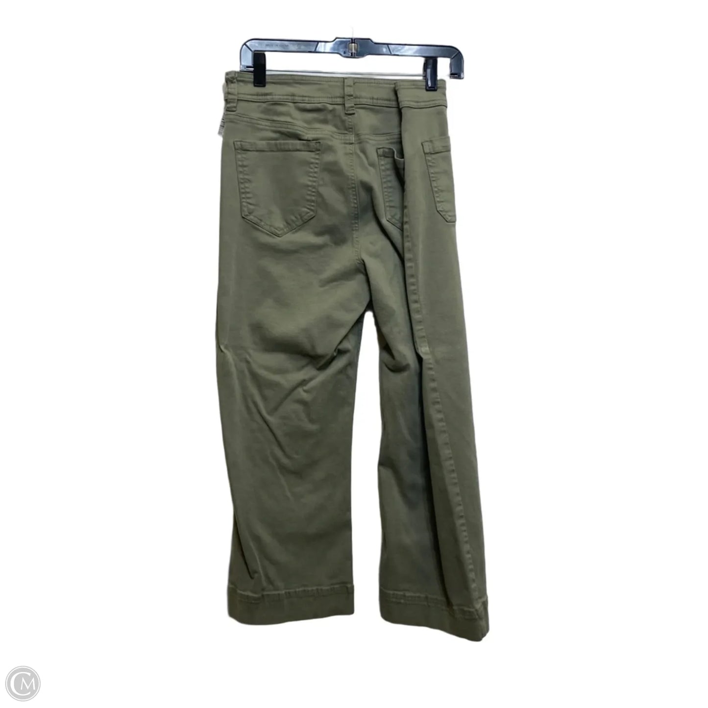 Jeans Cropped By Buffalo David Bitton In Green Denim, Size: 12