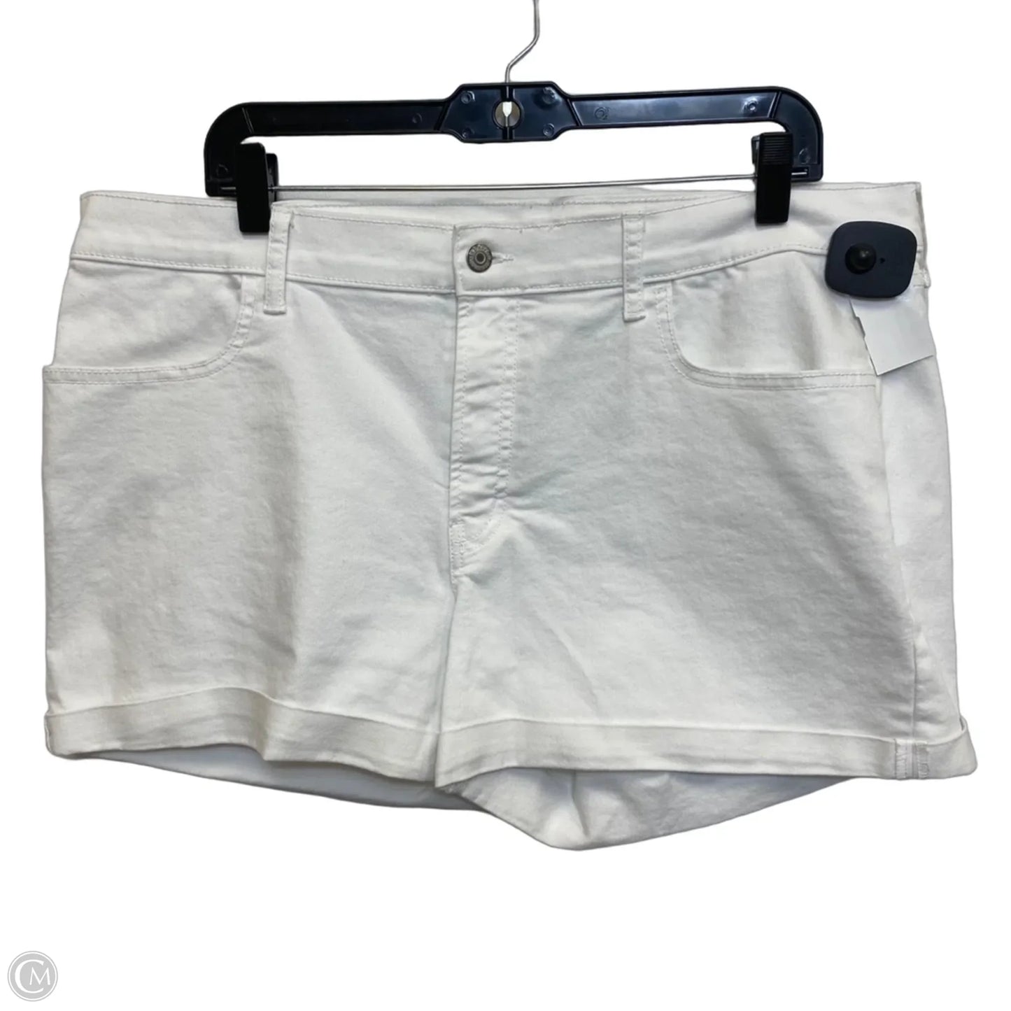 Shorts By Old Navy In White Denim, Size: 16