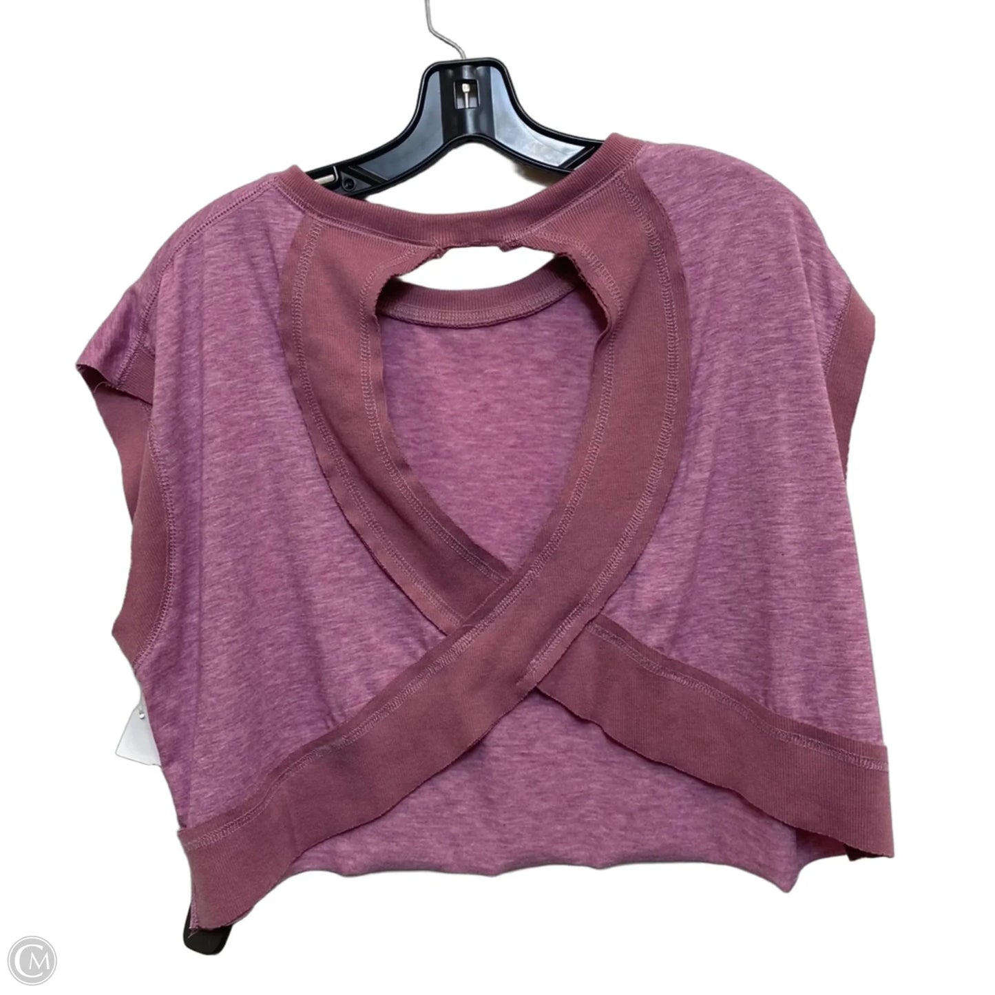 Athletic Top Short Sleeve By Cmf In Purple, Size: M