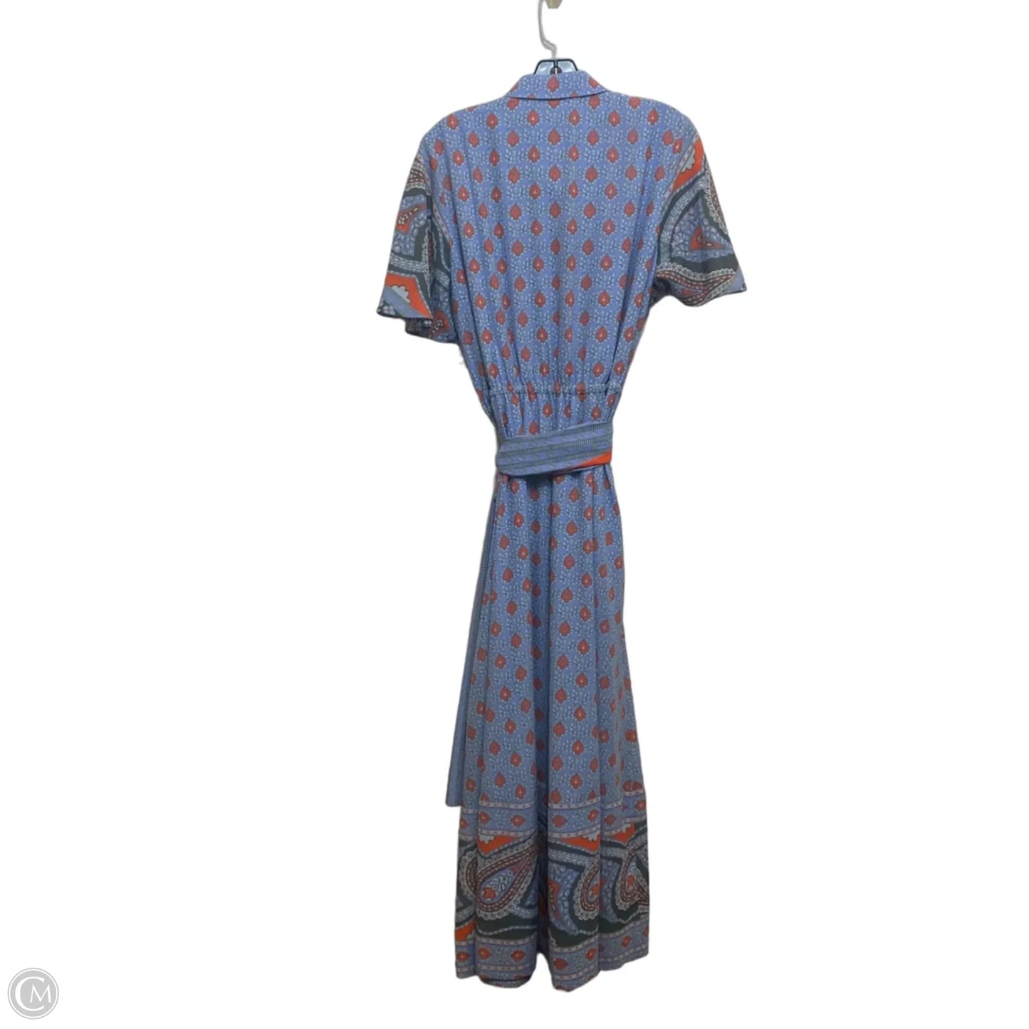 Dress Casual Maxi By Gretchen Scott In Blue & Orange, Size: Xl