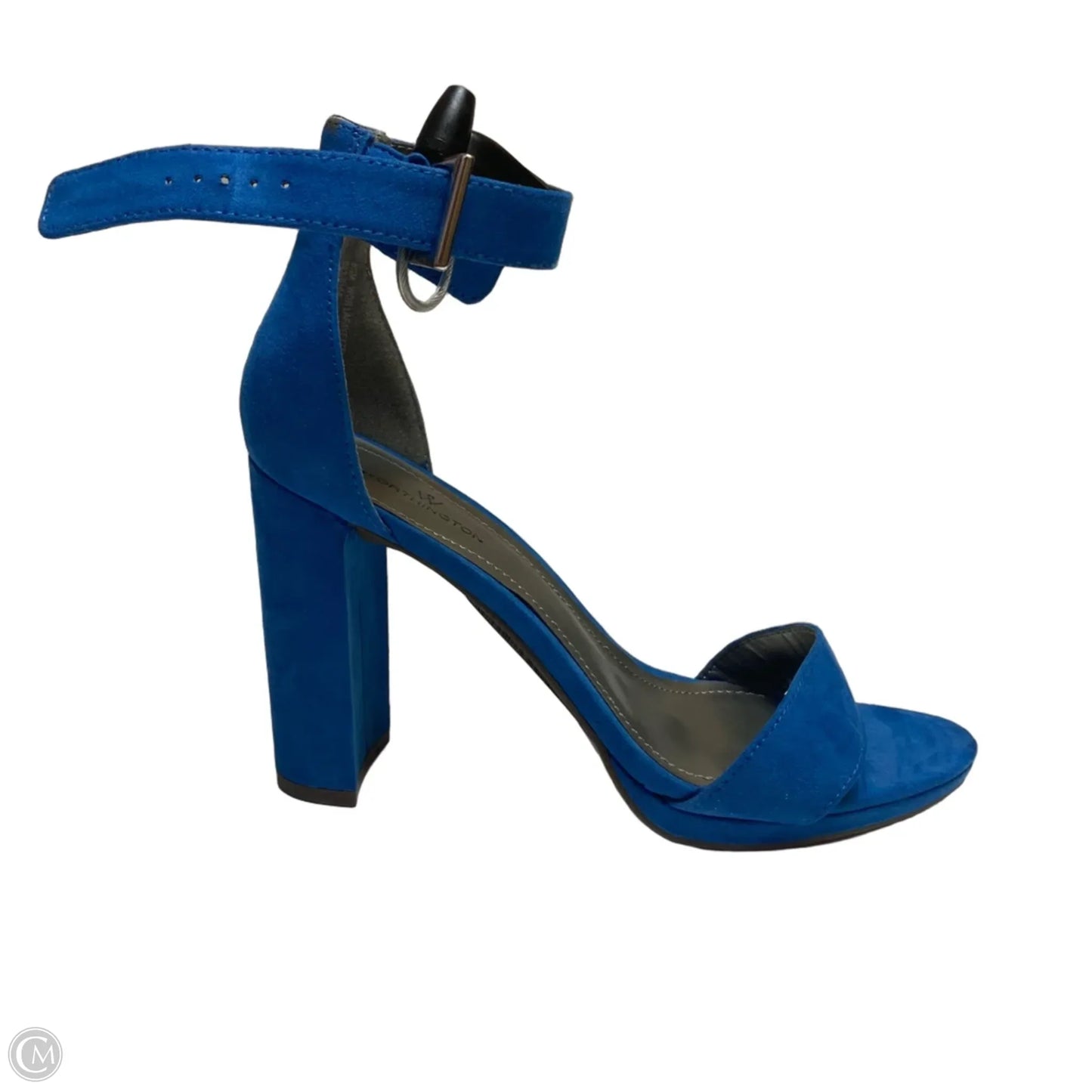 Sandals Heels Block By Worthington In Blue, Size: 8.5