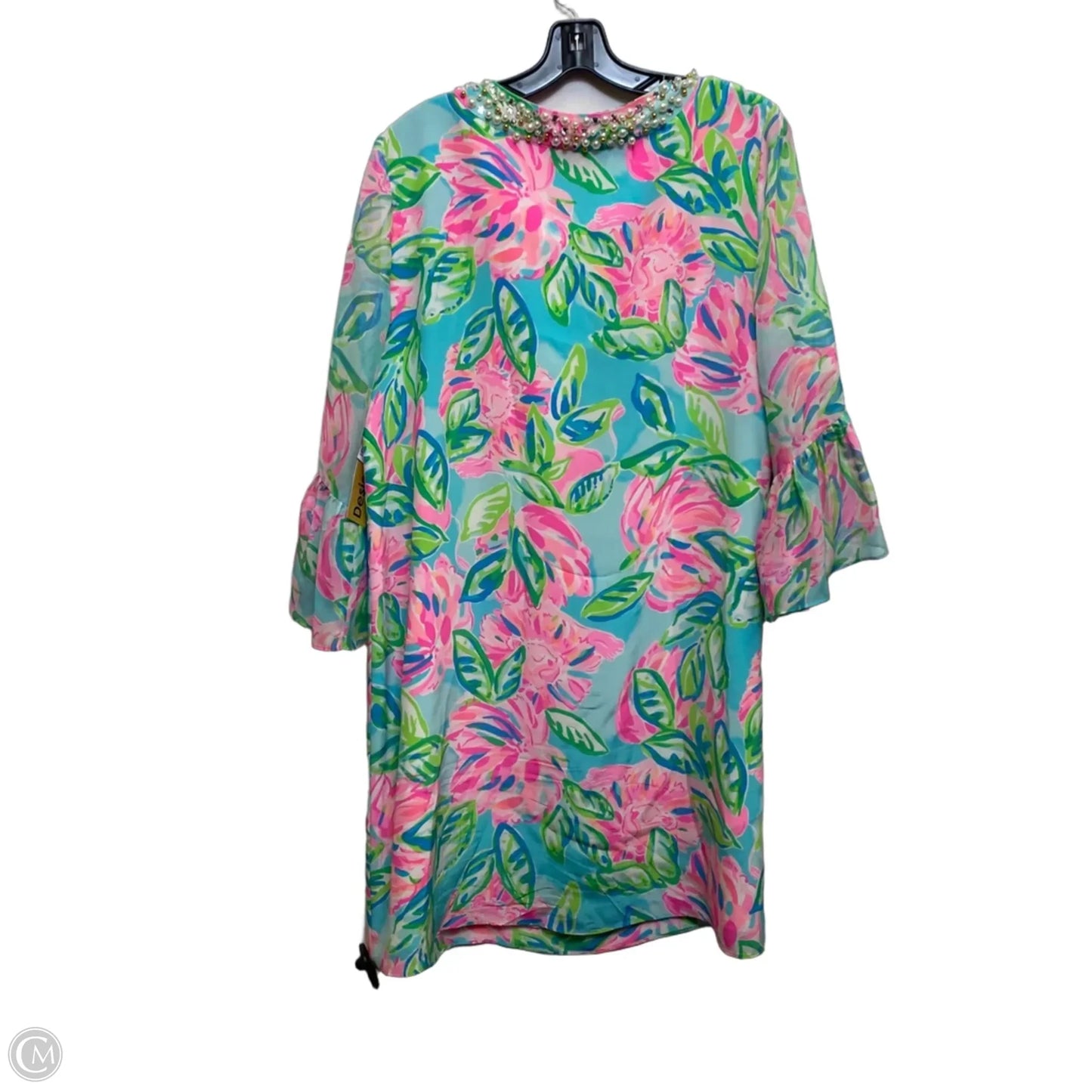 Dress Designer By Lilly Pulitzer In Blue & Pink, Size: L
