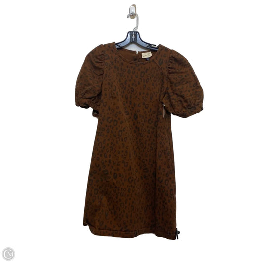 Dress Casual Short By Universal Thread In Brown Denim, Size: S