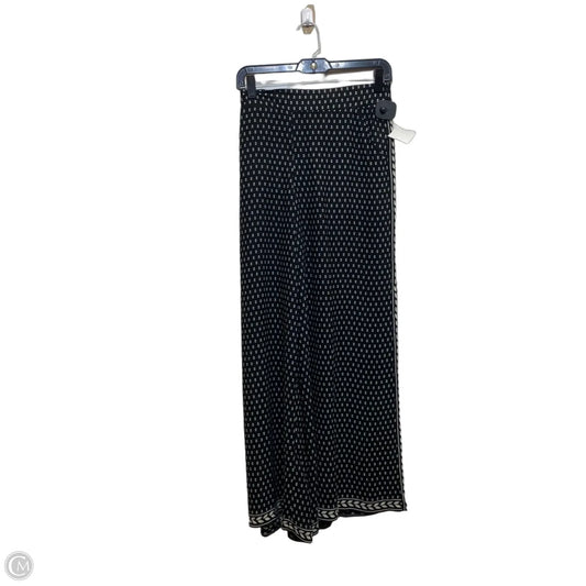 Pants Wide Leg By Max Studio In Black & Cream, Size: Xl