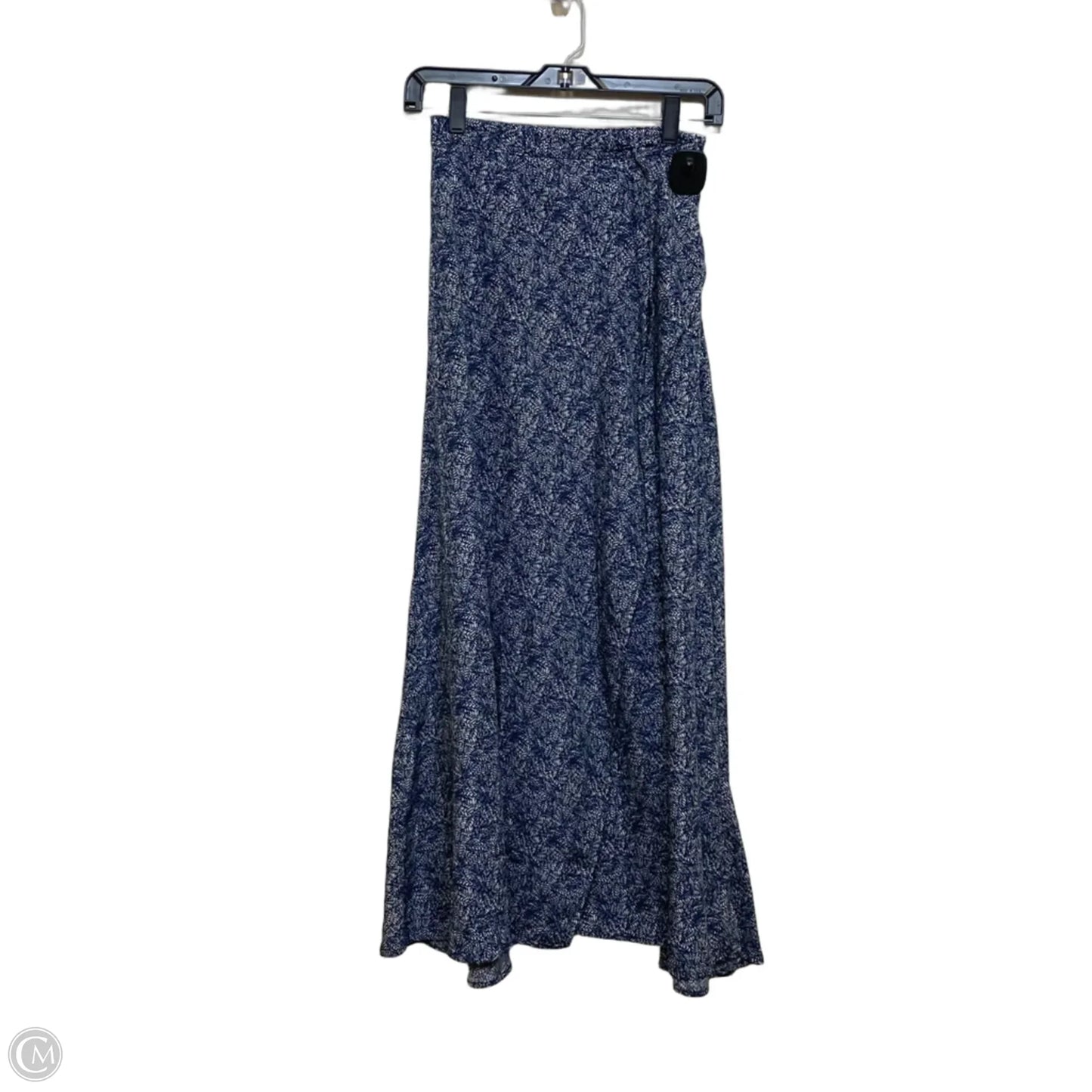 Skirt Maxi By Lulus In Blue & White, Size: S
