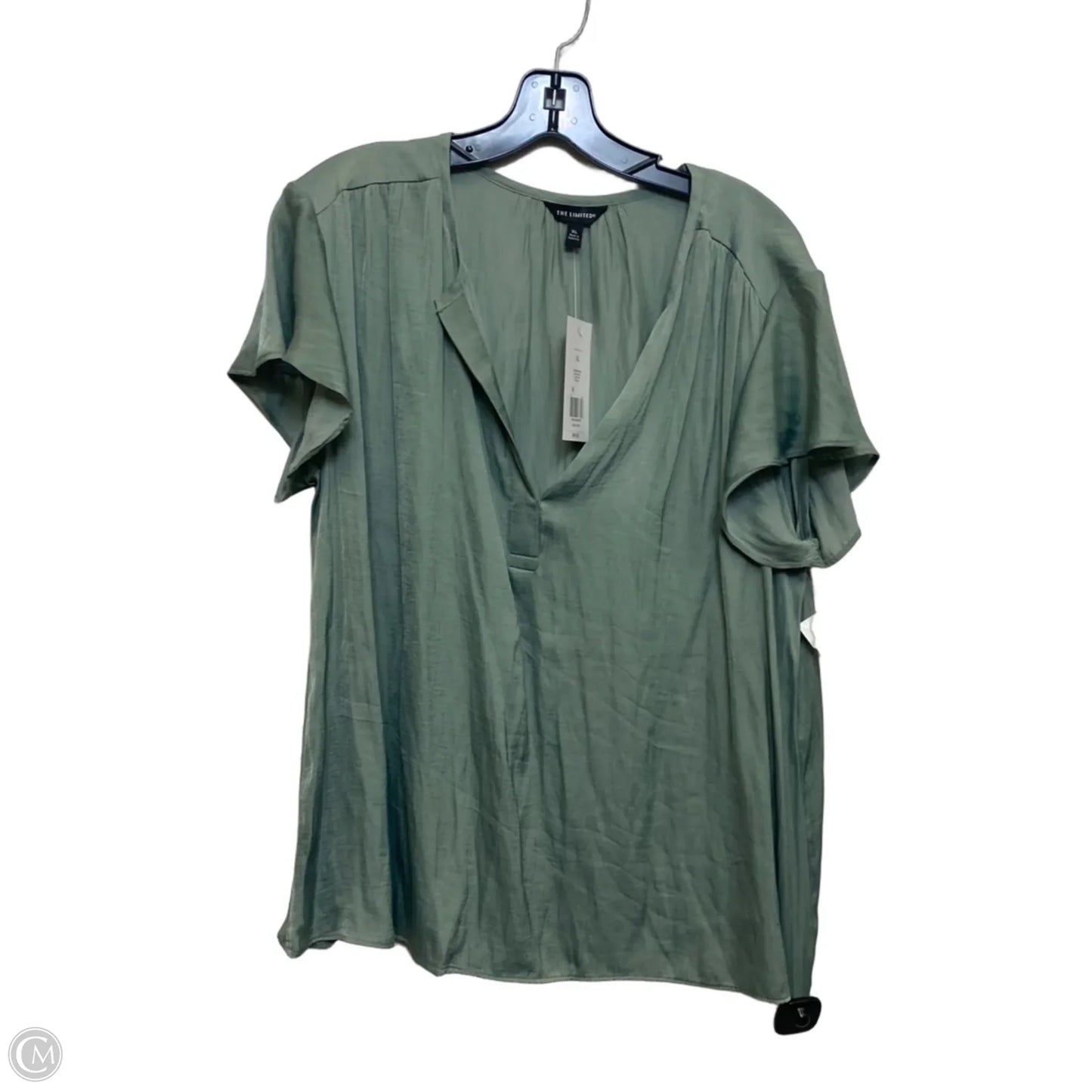 Top Short Sleeve By Limited In Green, Size: Xl