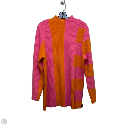 Sweater By Thml In Orange & Pink, Size: M
