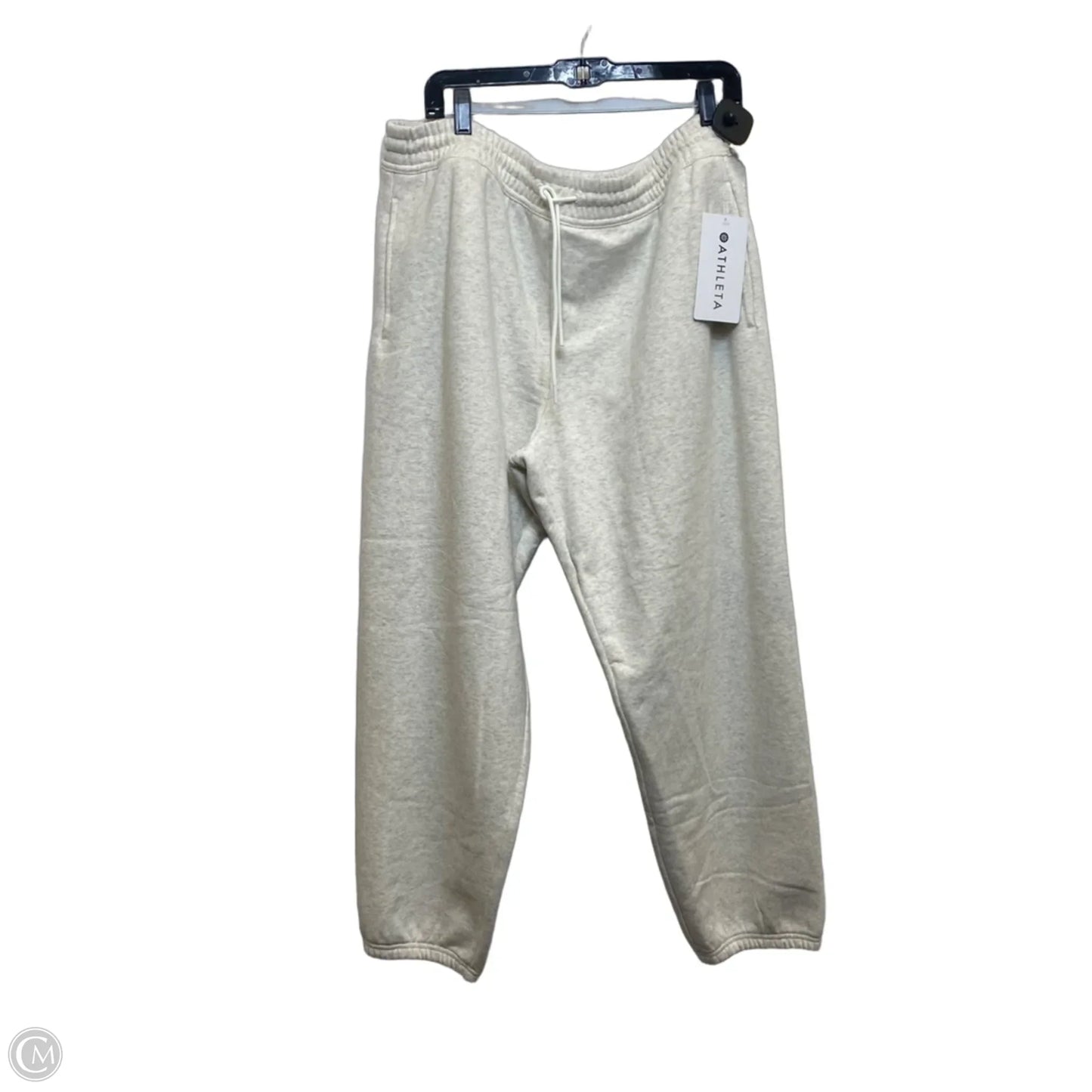 Athletic Pants By Athleta In Cream, Size: Xl