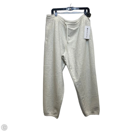 Athletic Pants By Athleta In Cream, Size: Xl