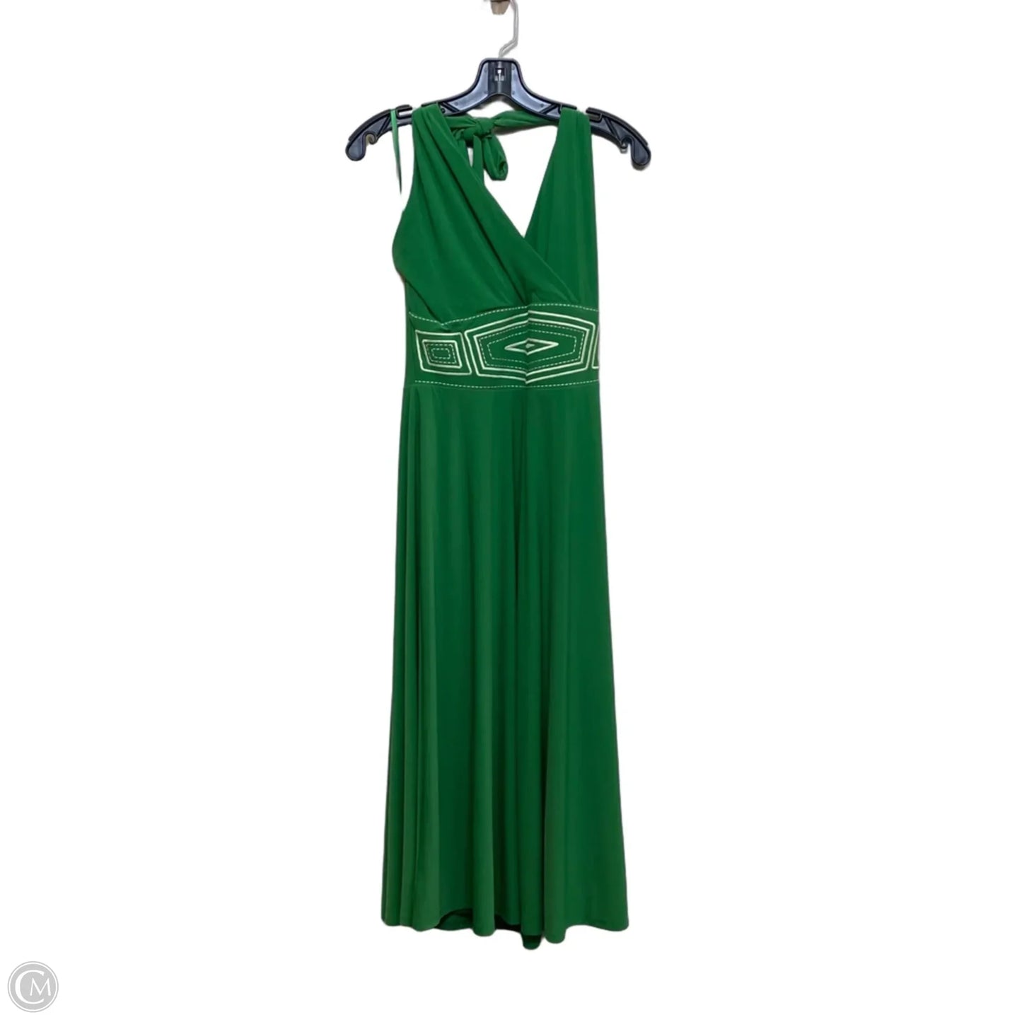 Dress Casual Midi By White House Black Market In Green, Size: M