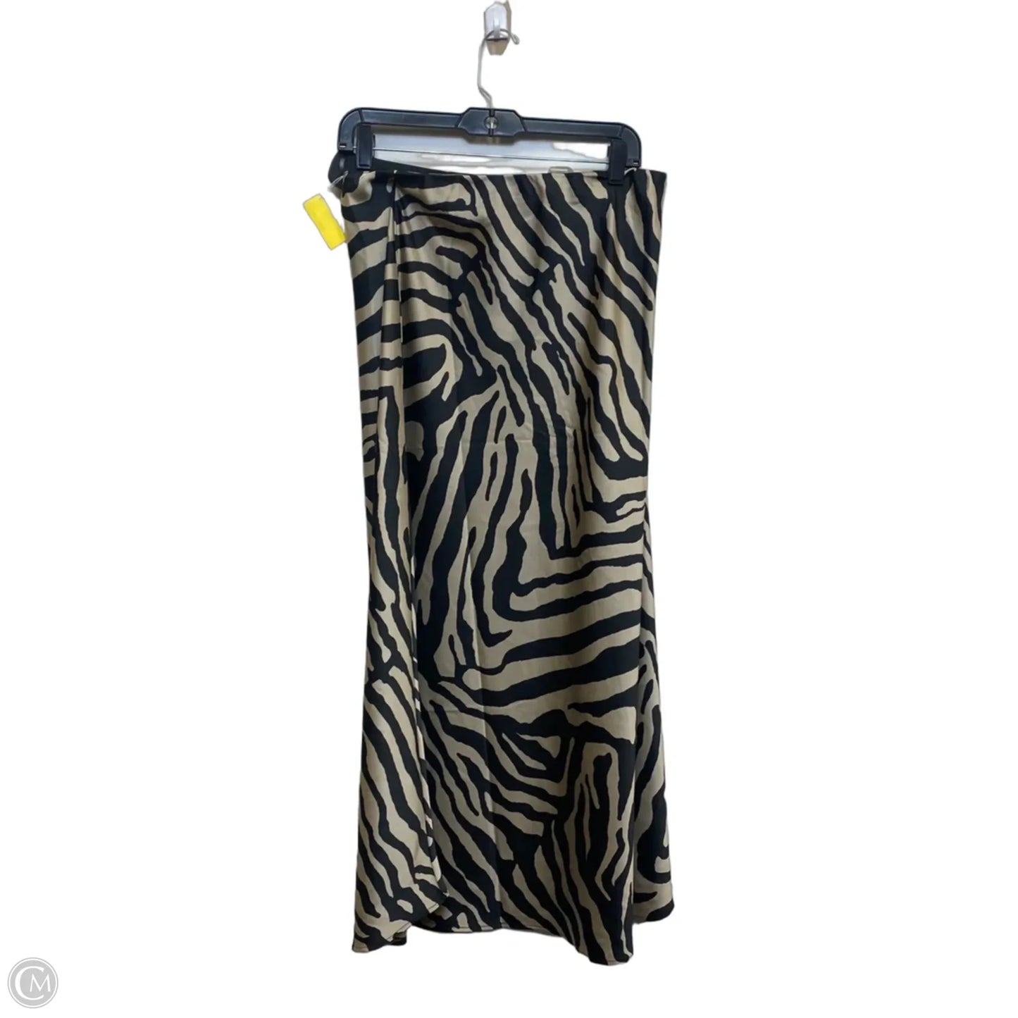 Skirt Maxi By H&m In Black & Tan, Size: M
