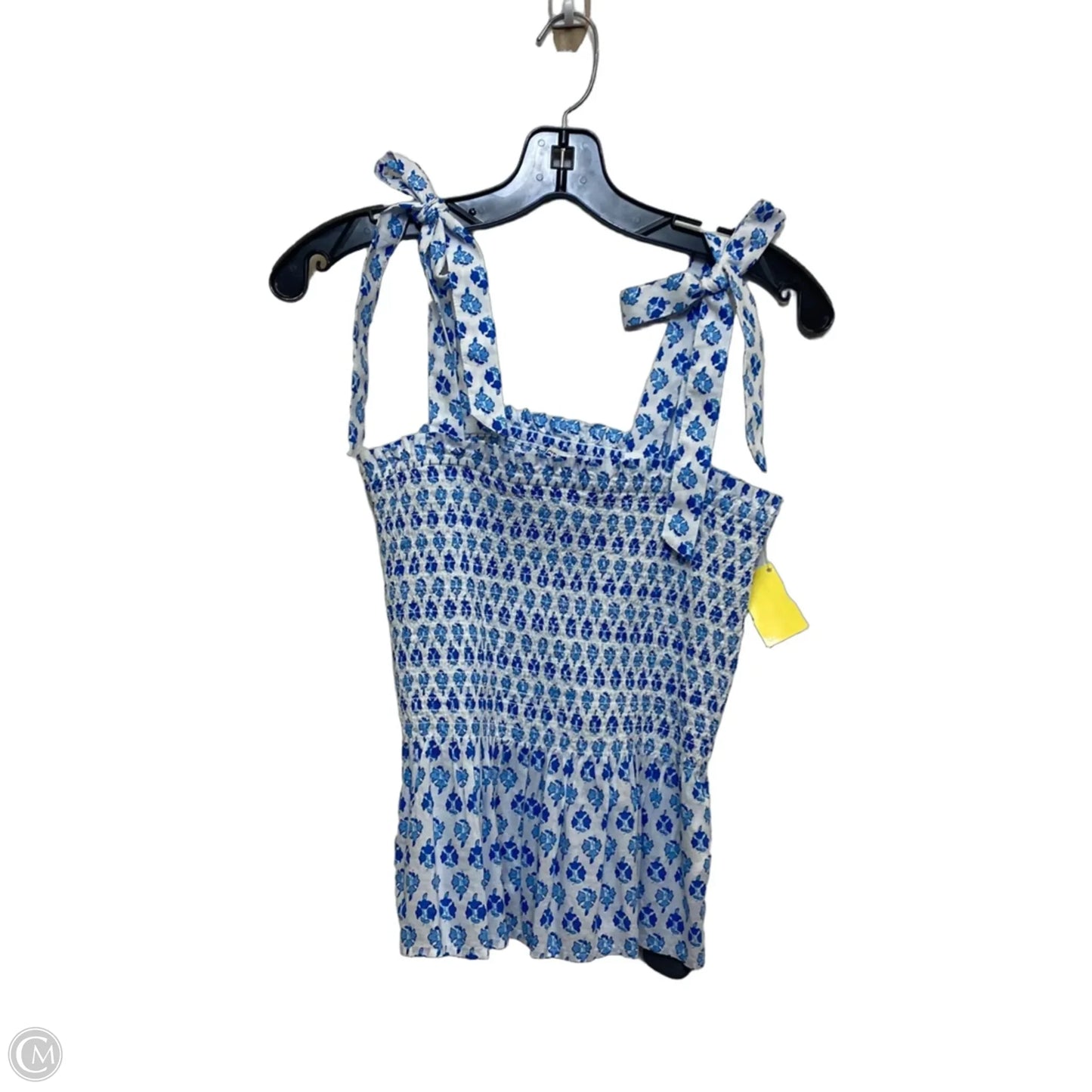 Top Sleeveless By J. Crew In Blue & White, Size: Xs