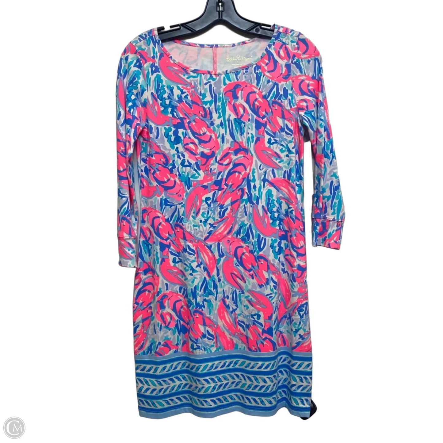 Dress Designer By Lilly Pulitzer In Blue & Pink, Size: Xs