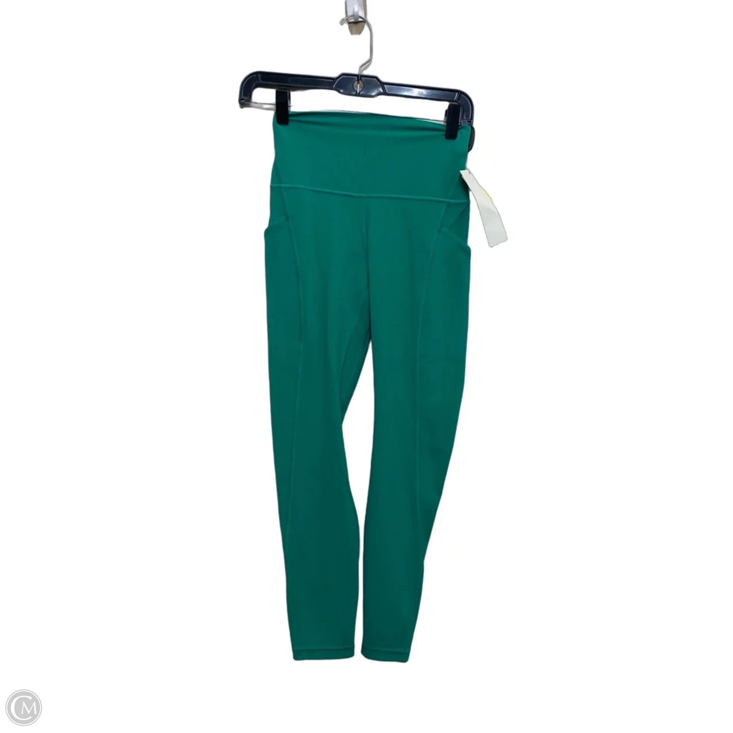 Athletic Leggings Designer By Lululemon In Green, Size: S