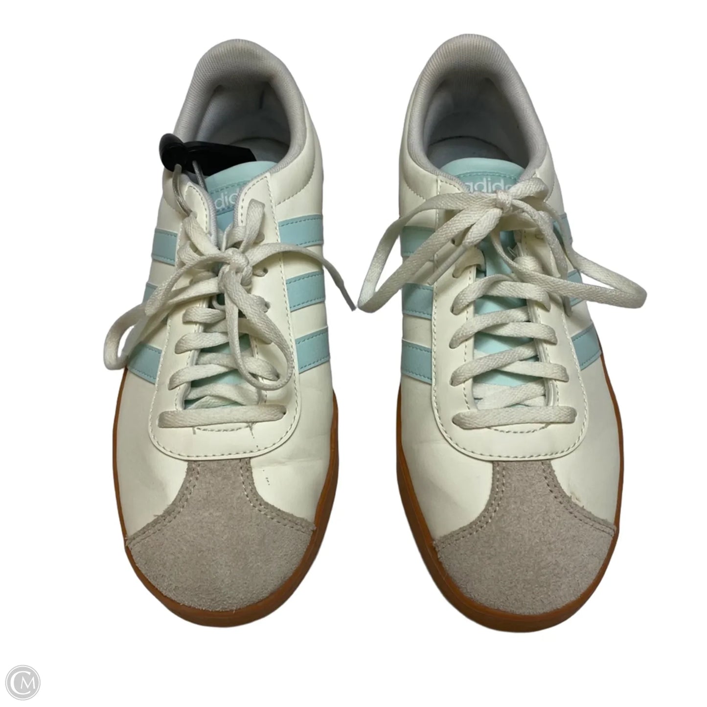 Shoes Sneakers By Adidas In Blue & Cream, Size: 8.5