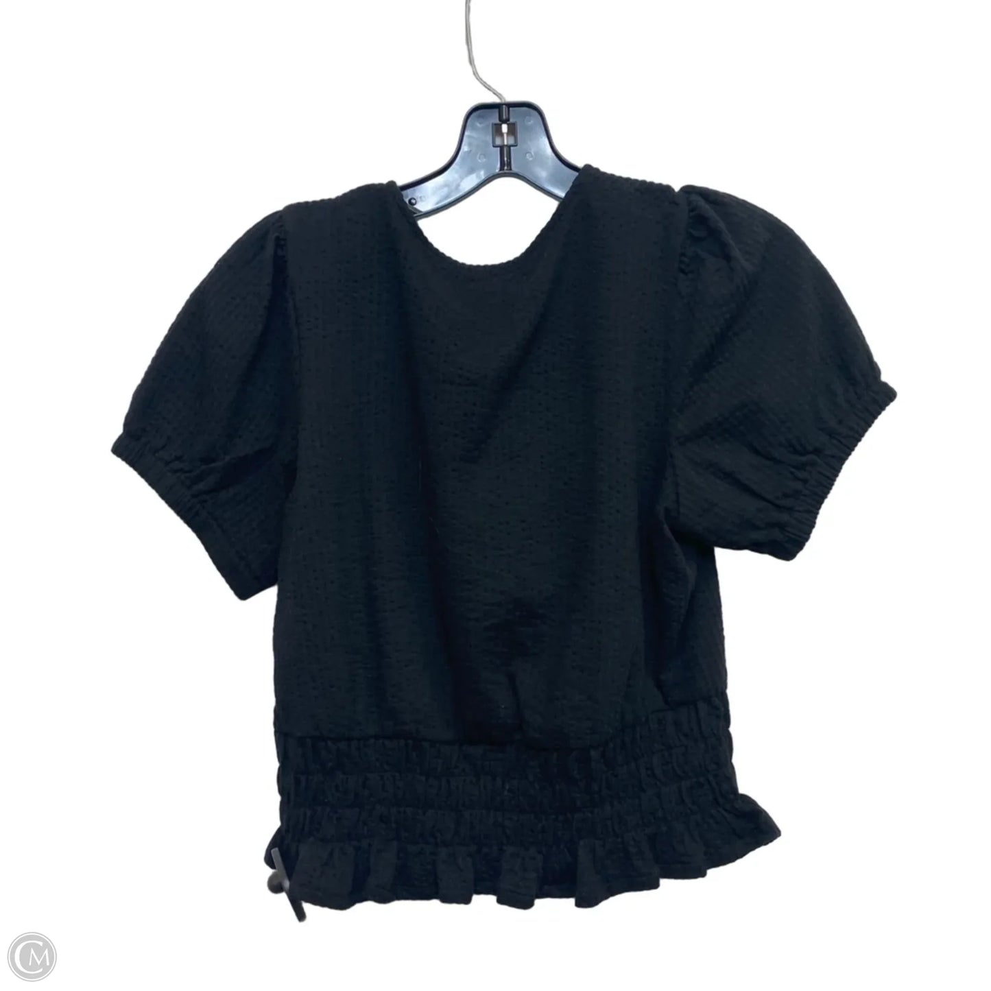 Top Short Sleeve By Madewell In Black, Size: S