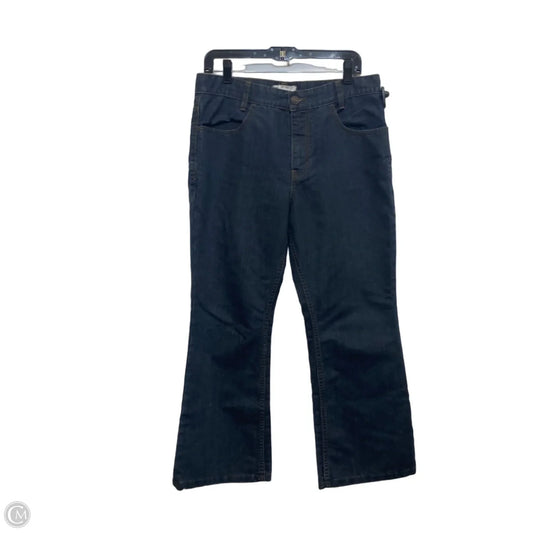 Jeans Straight By Free People In Blue Denim, Size: 10