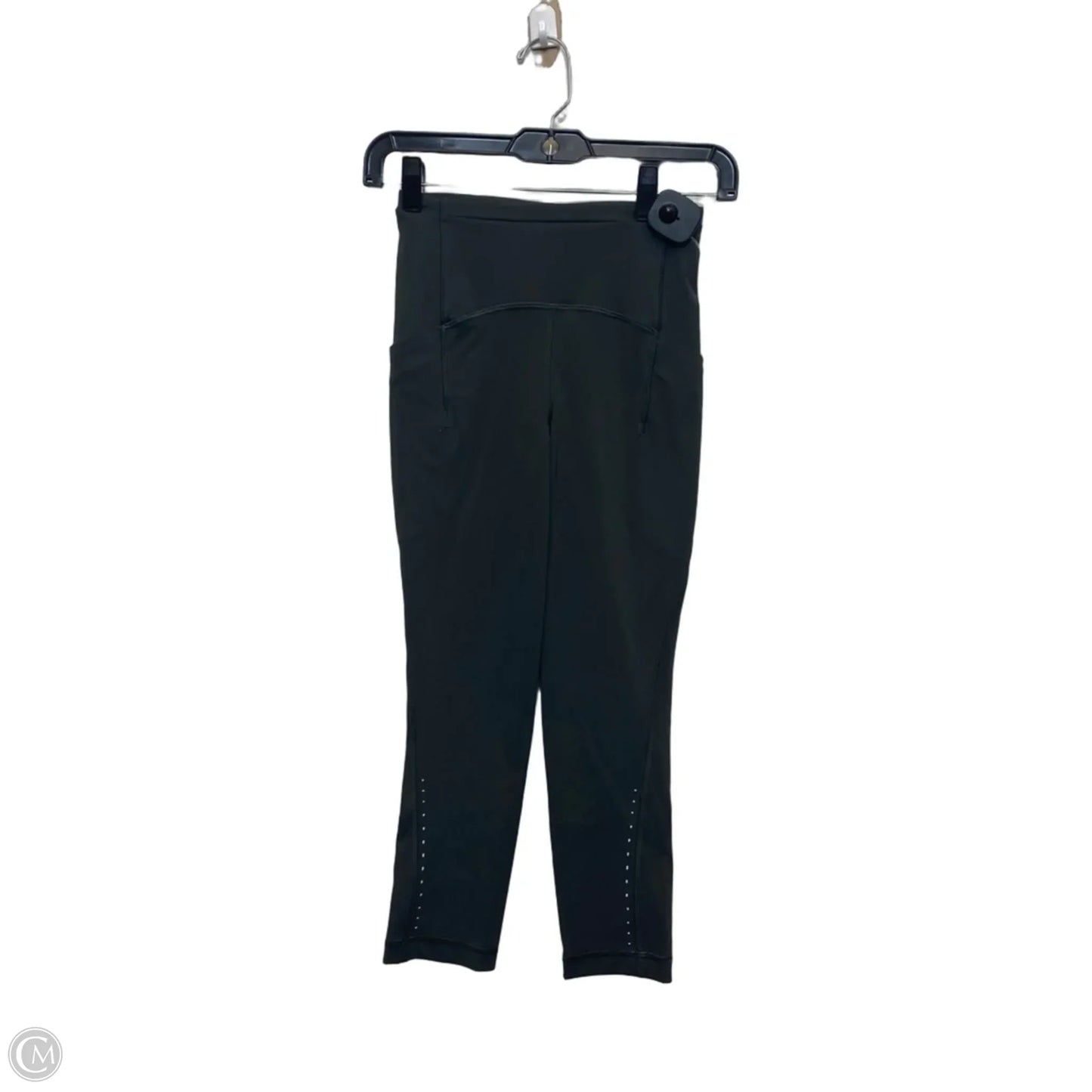 Athletic Leggings Designer By Lululemon In Grey, Size: Xs
