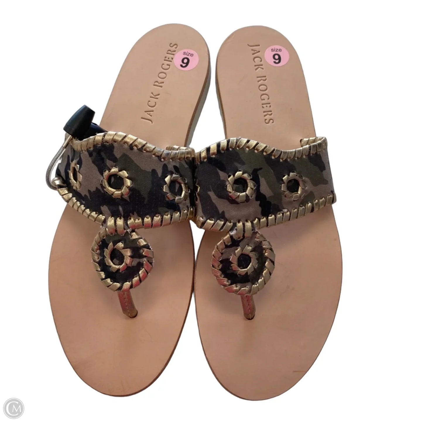 Sandals Designer By Jack Rogers In Green, Size: 9