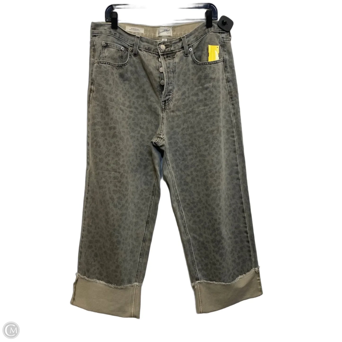 Jeans Wide Leg By Universal Thread In Brown Denim, Size: 10
