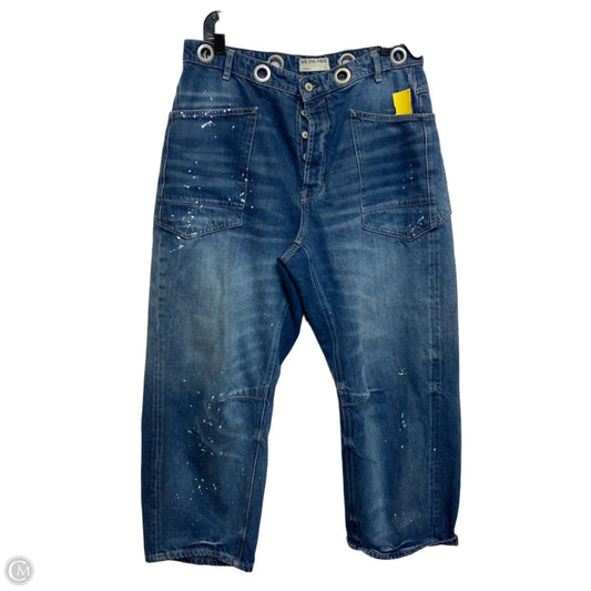 Jeans Straight By We The Free In Blue Denim, Size: 12