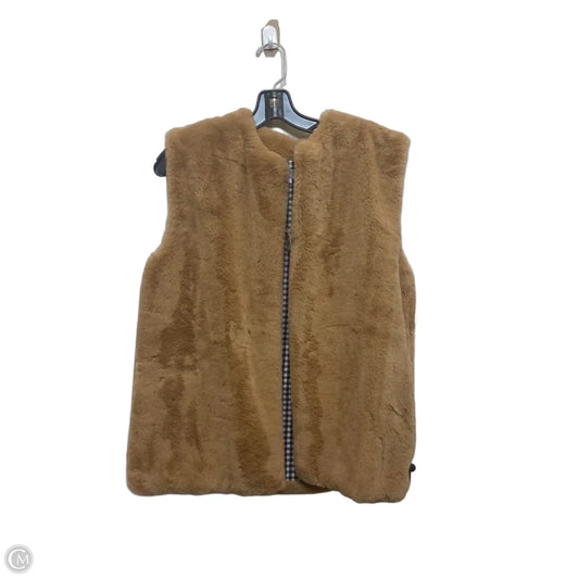 Vest Faux Fur & Sherpa By The Royal Standard In Brown, Size: M