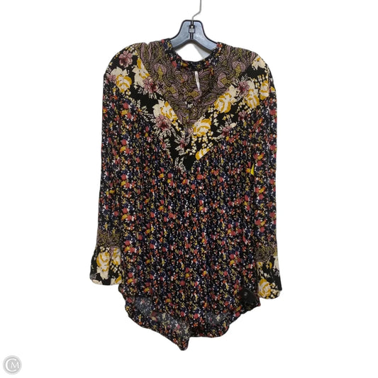 Top Long Sleeve By Free People In Multi-colored, Size: S
