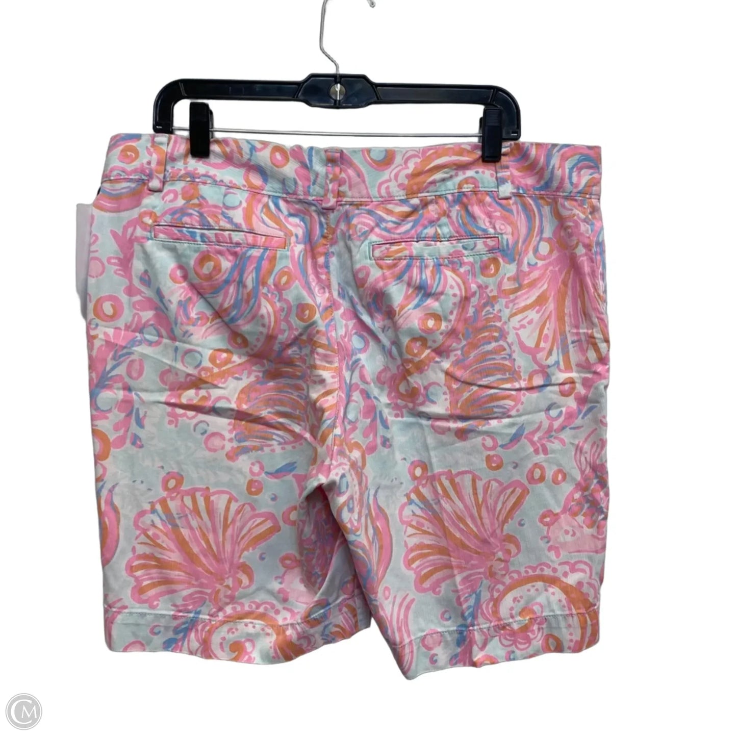 Shorts Designer By Lilly Pulitzer In Orange & Pink, Size: 14