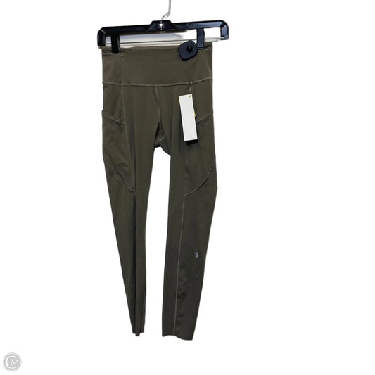 Athletic Leggings Designer By Lululemon In Brown, Size: S