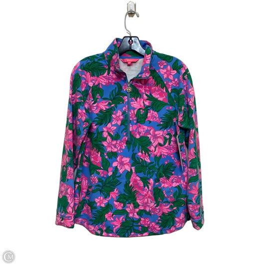Sweatshirt Designer By Lilly Pulitzer In Blue & Pink, Size: S