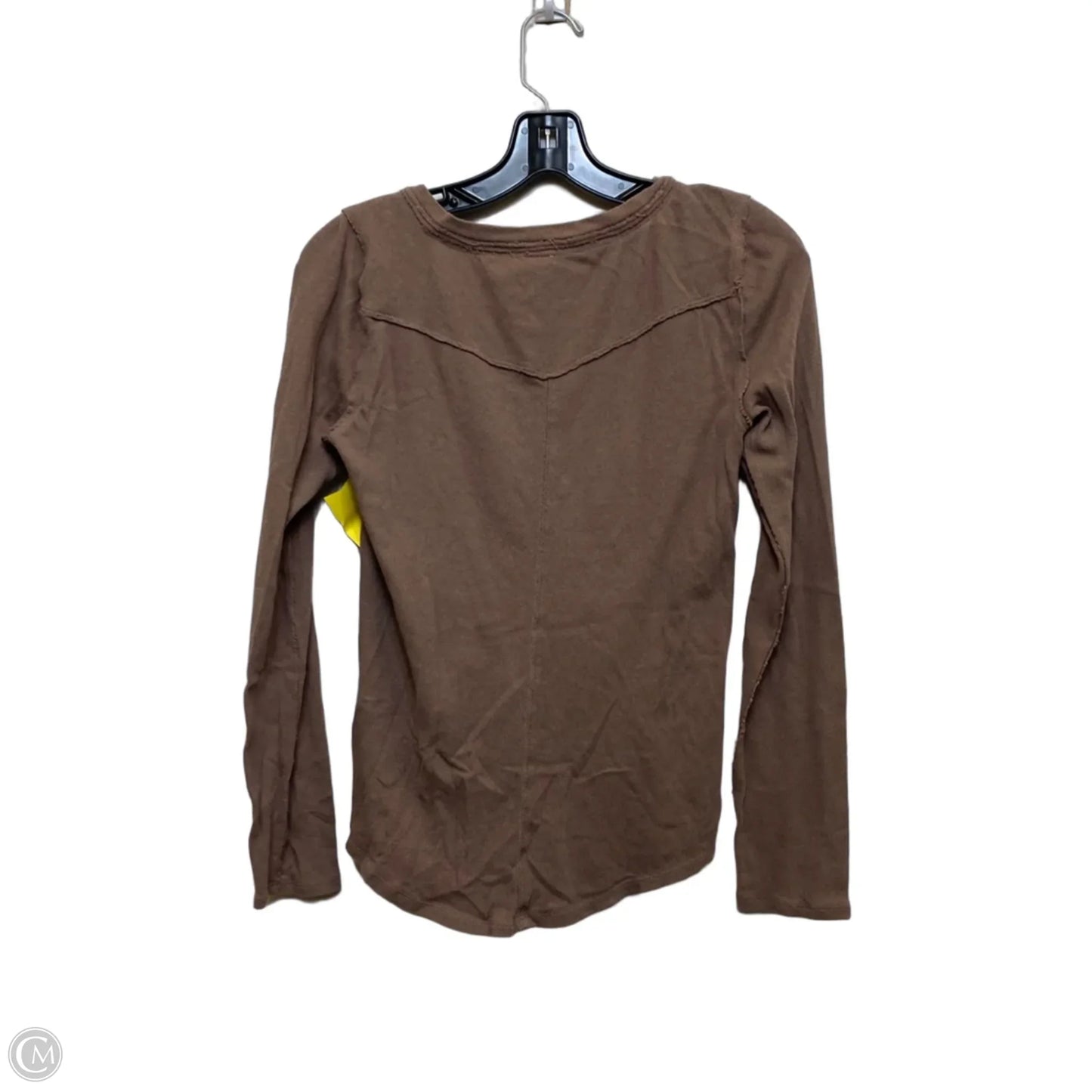 Top Long Sleeve By We The Free In Brown, Size: S