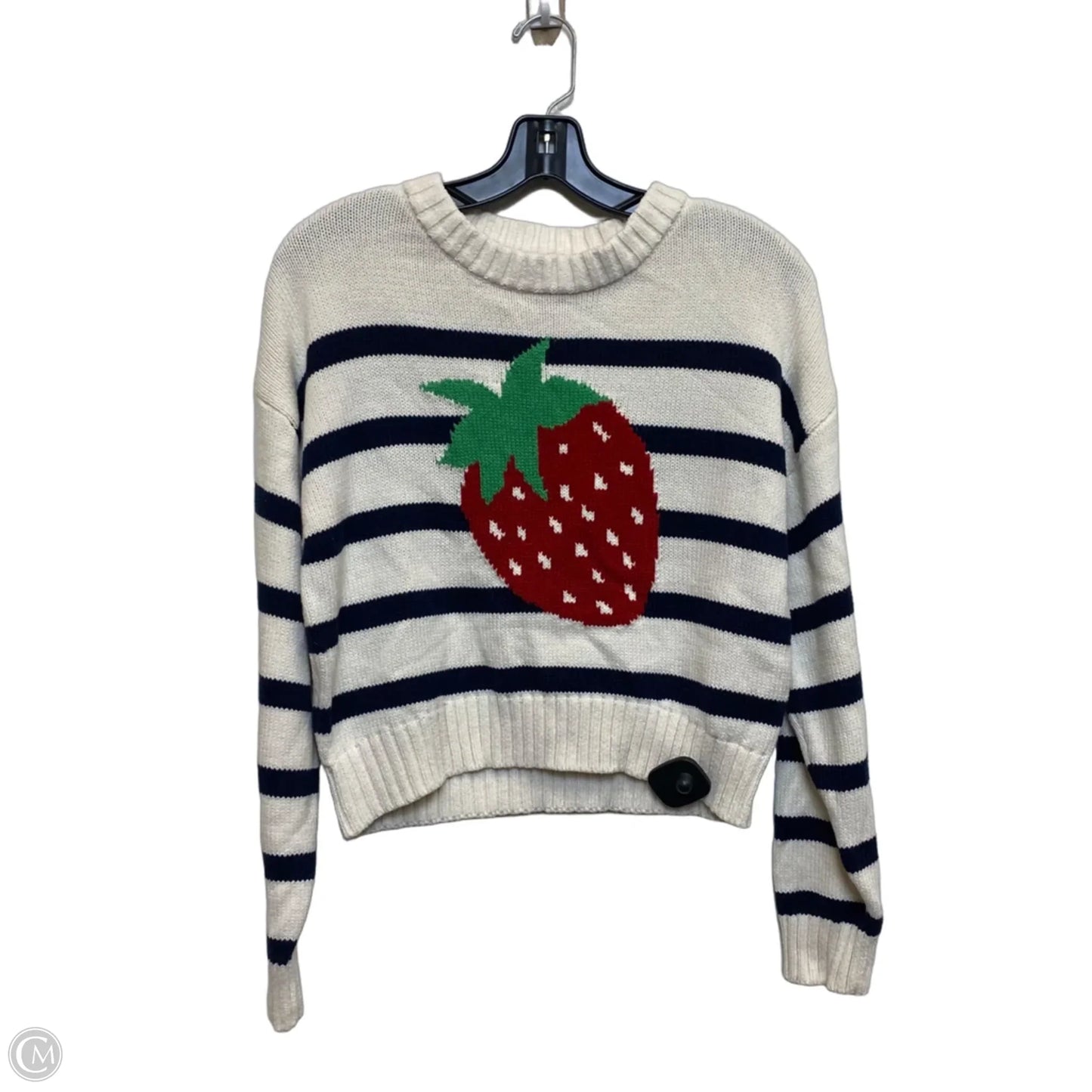 Sweater By Freshman In Cream, Size: M