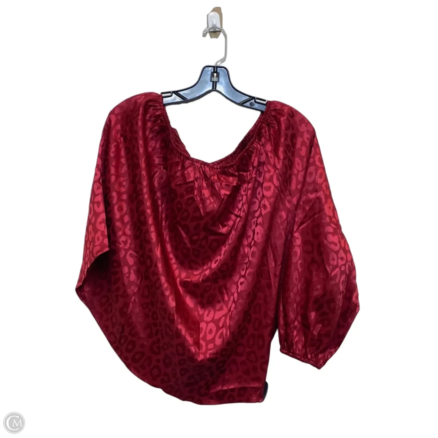 Top Long Sleeve By Jodifl In Red, Size: L