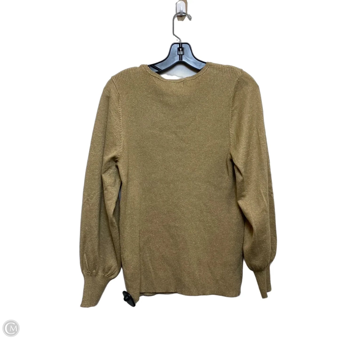 Sweater By Cato In Gold, Size: L