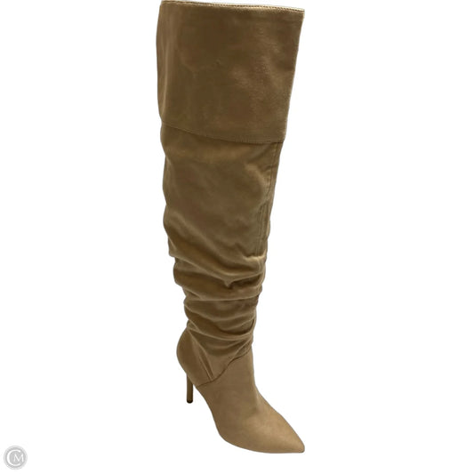 Boots Knee Heels By Jessica Simpson In Tan, Size: 6.5